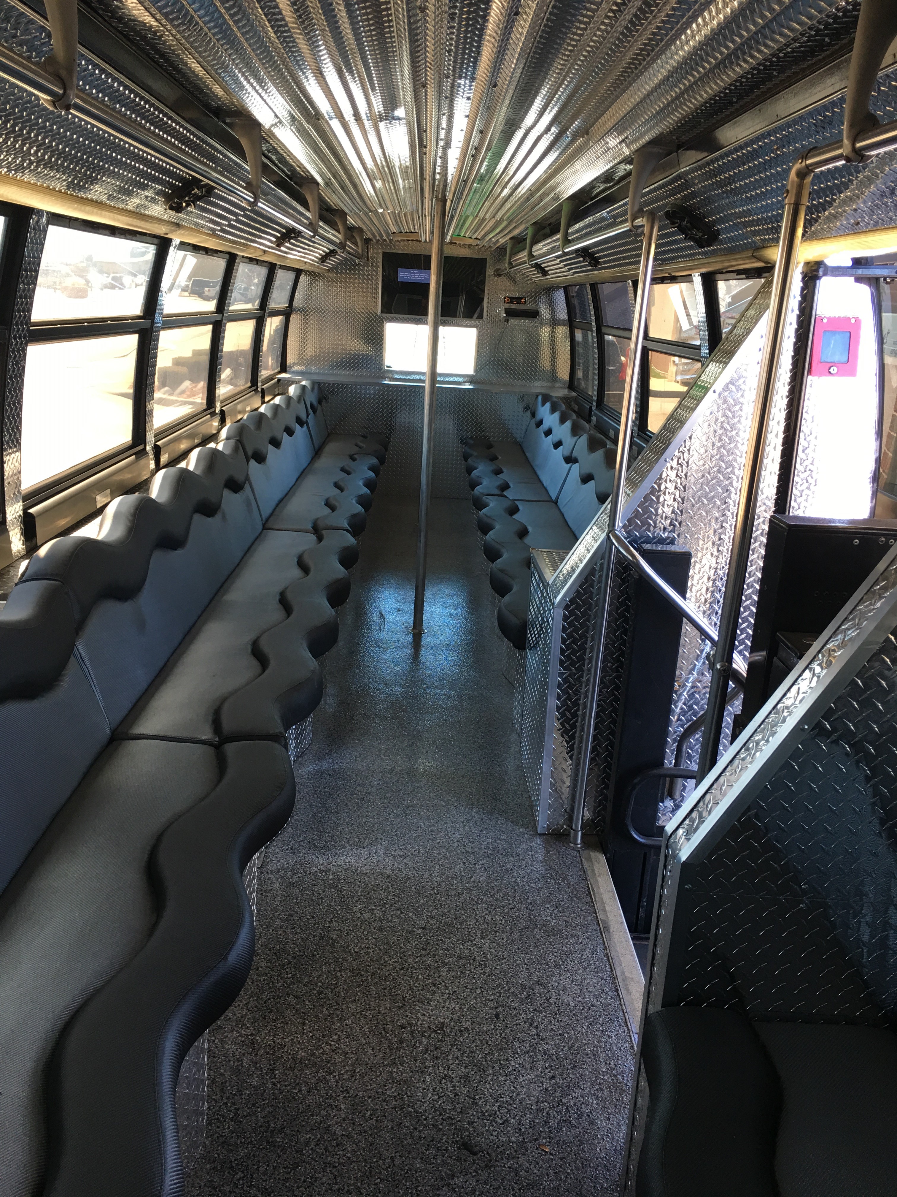 50 passenger luxury bus interior